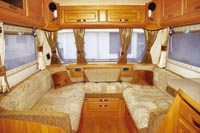 caravan seating - fleetwood heritage